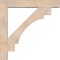 Ekena Millwork Merced Block Smooth Bracket w/ Offset Brace, Douglas Fir, 7 1/2"W x 46"D x 46"H BKT0806X46X46MRC05SDF - alternate 3
